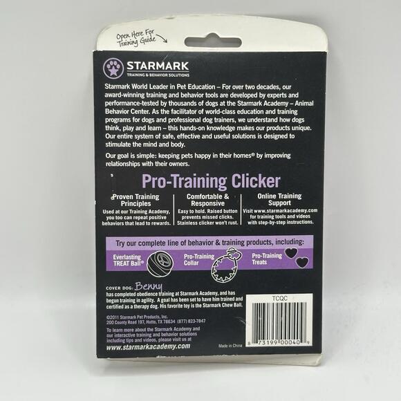 Starmark Pro-Training Clicker for Dogs - Picture 3 of 3